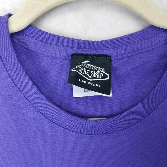 NEW Las Vegas Nevada The Strip Women's S Short sleeve Graphic Top T-shirt tee - Picture 3 of 7